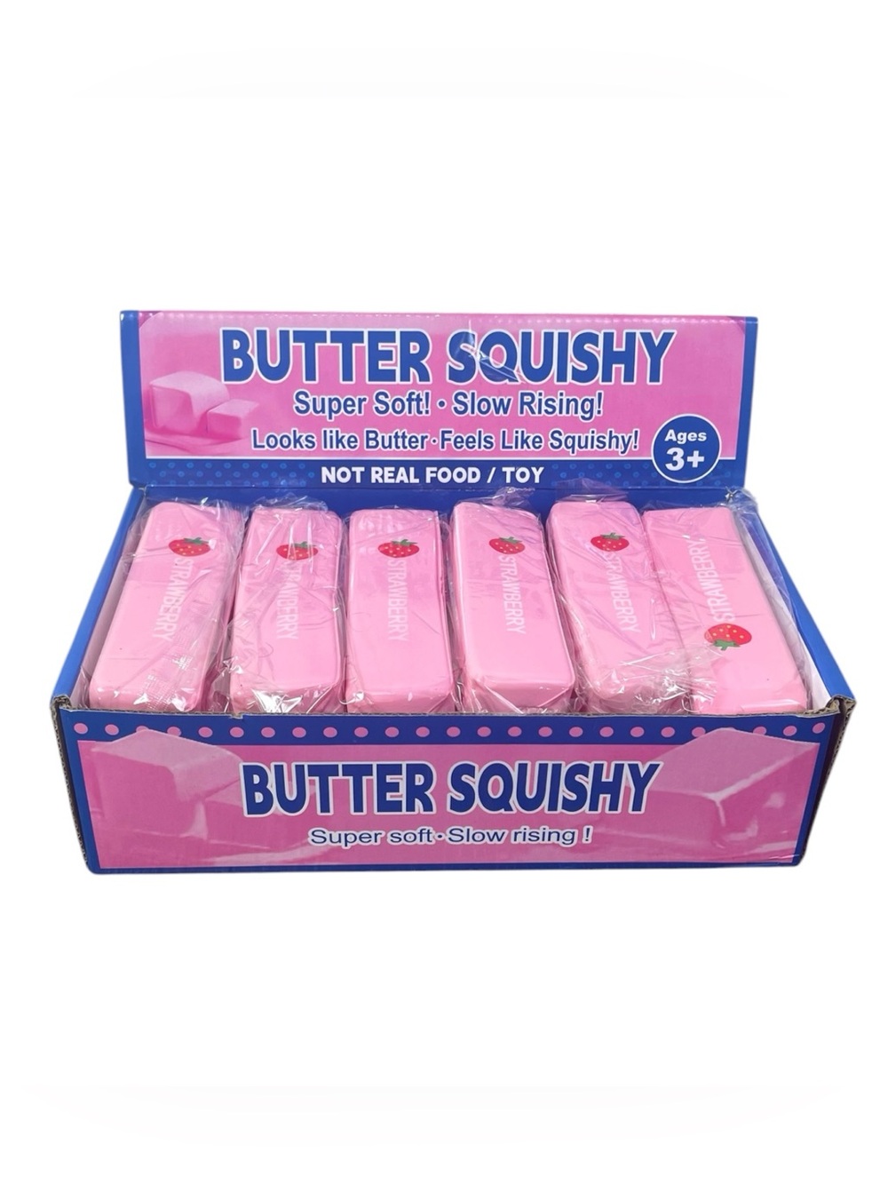 Butter Squishy Pink Slow-Rising Strawberry)